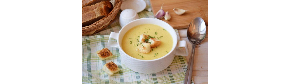 Сливочный картофельный суп с луком