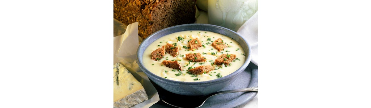 Сливочный суп с картофелем и молоком