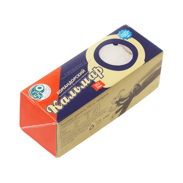 Кальмар Командорский филе в коробке (600г/уп)