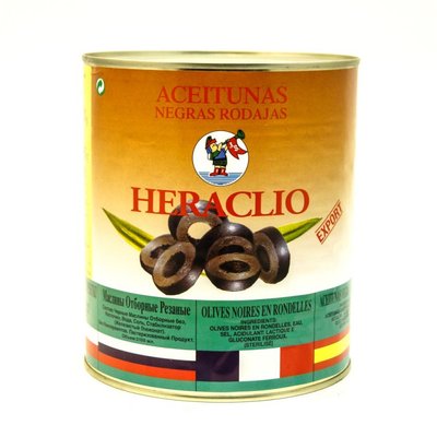 Маслины резаные "Heraclio" (3,000кг/ж/б)