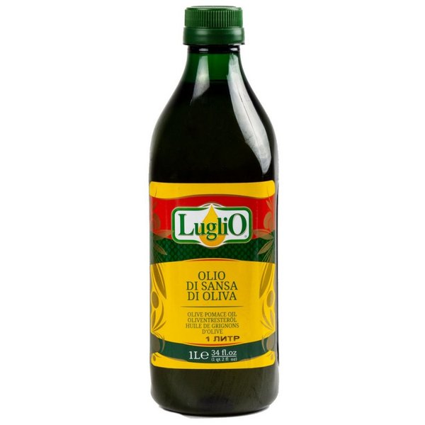 Масло оливковое Pomace  LugLiO Olio di Sansa di Oliva  (1л/пл.б.)