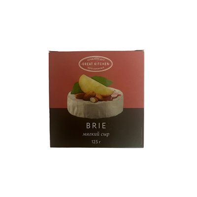 Сыр "Бри" Brie мягкий с белой плесенью 50% (125гр/шт))