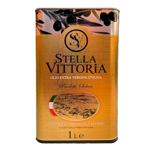 Масло оливковое Extra Virgin  Stella Vittoria  (1л ж/б)