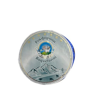 Сыр "РОКФОРИНИ" 50% с голубой плесенью круг (вес) ~2,0-3,0 кг