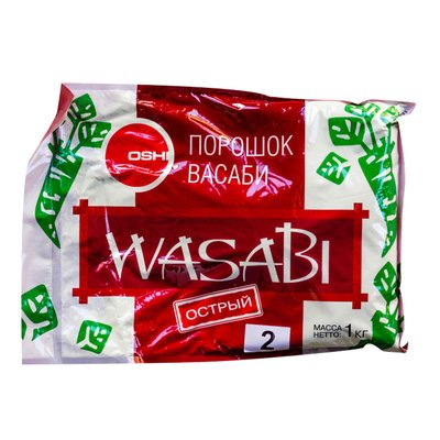Васаби OSHI Премиум острый горчичный порошок (1кг/уп)