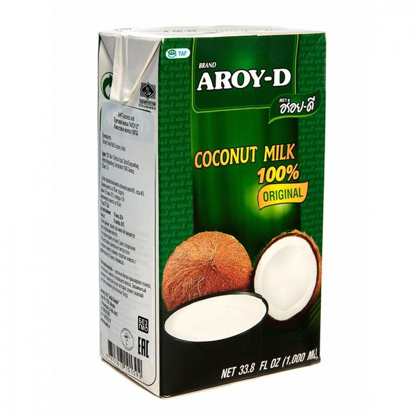 Кокосовое молоко  AROY-D  (1л/Tetra Pak)